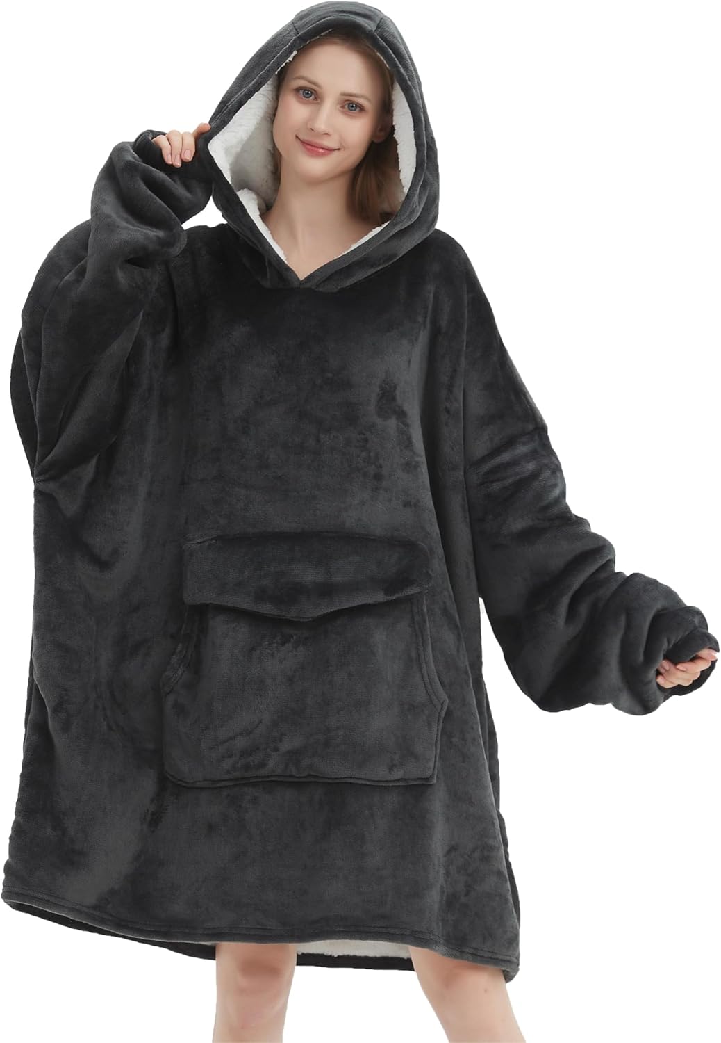 Fiosnow Oversize Blanket Hoodie: Cozy & Warm