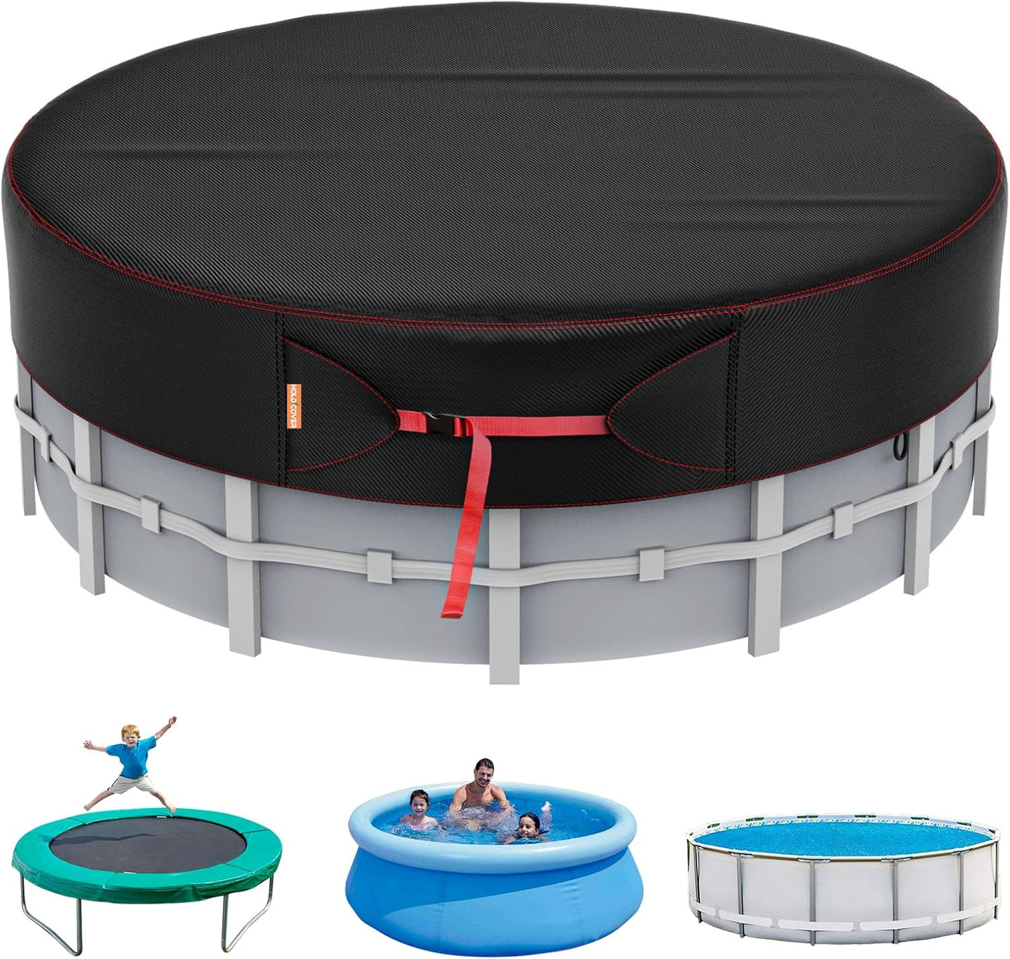 14Ft Round Pool Cover for Above Ground Pools and Hot Tubs