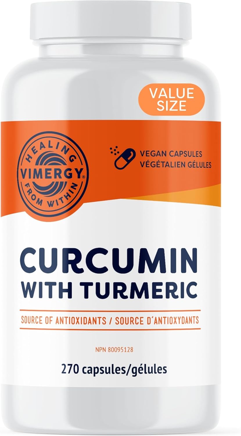 Vimergy Curcumin Capsules for Bone Health and Brain Function