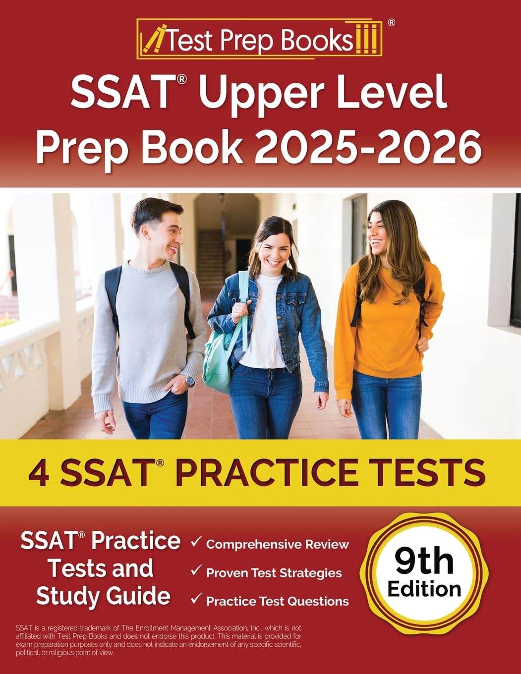 SSAT Upper Level Prep Book: Comprehensive Study Guide & Tests