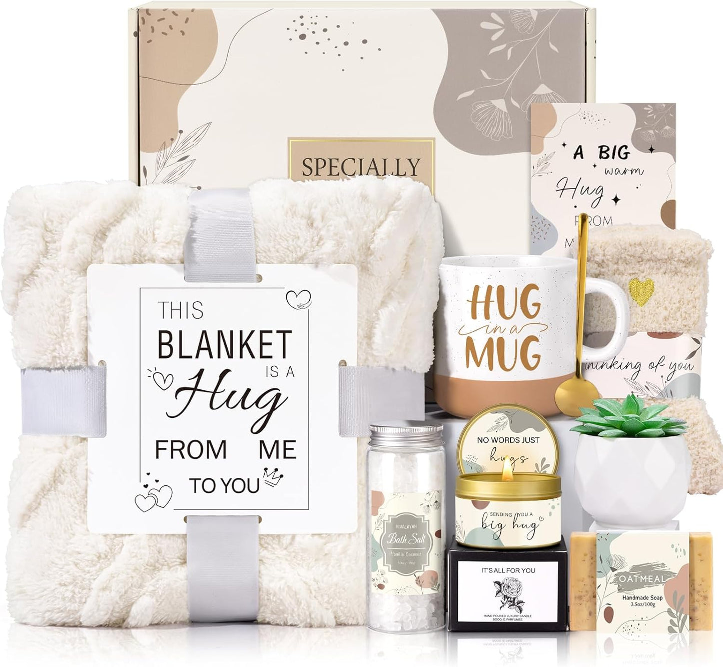 Get Well Soon Gifts Basket for Women - Comfort and Care Set
