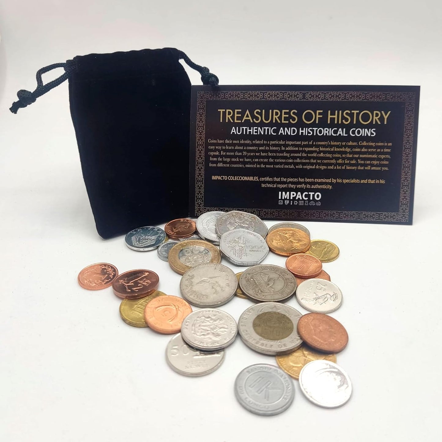 Authentic African Coins Collection - 30 Unique World Coins