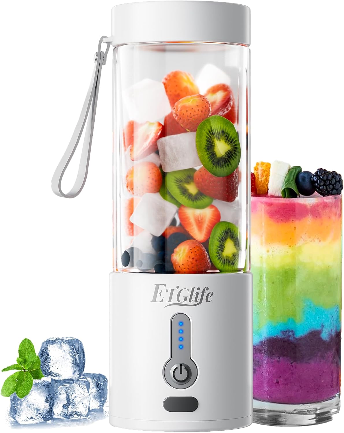 ETGlife USB C Portable Blender: Blend Anywhere with Power!