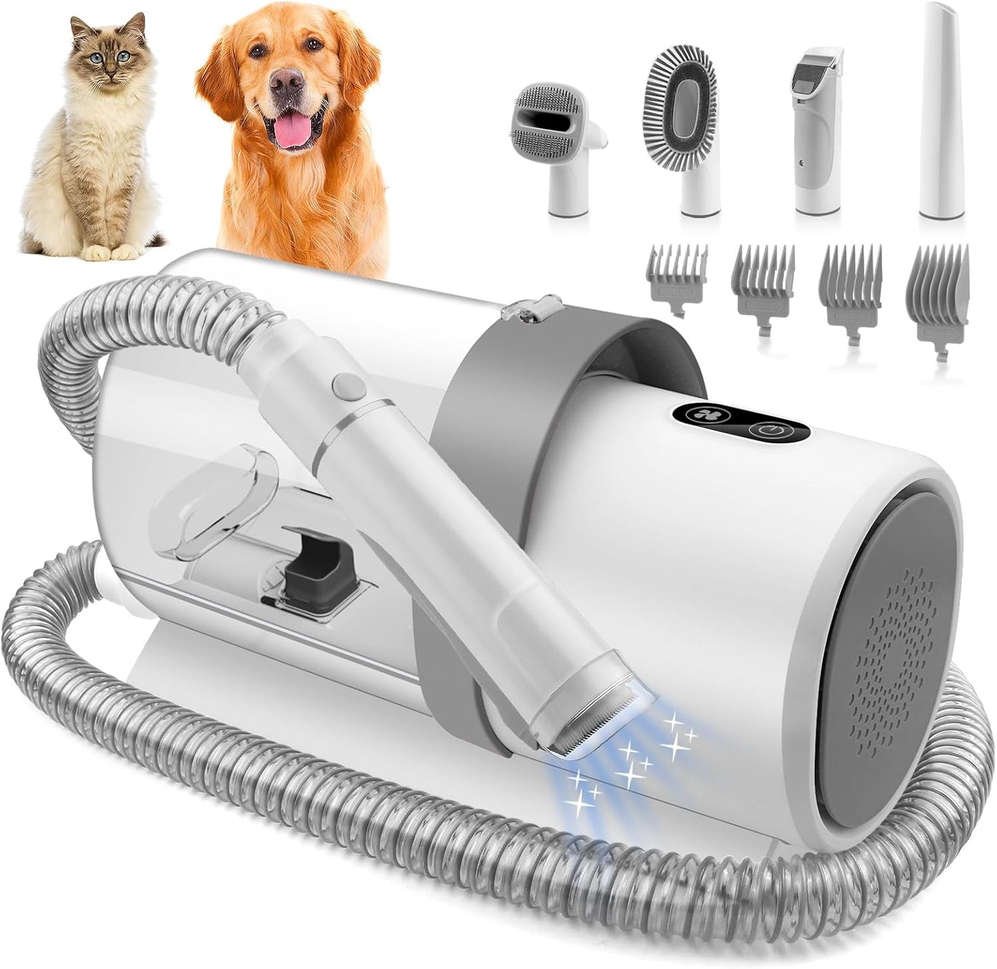 YikTOL Dog Grooming Kit - Low Noise, Easy Shedding!
