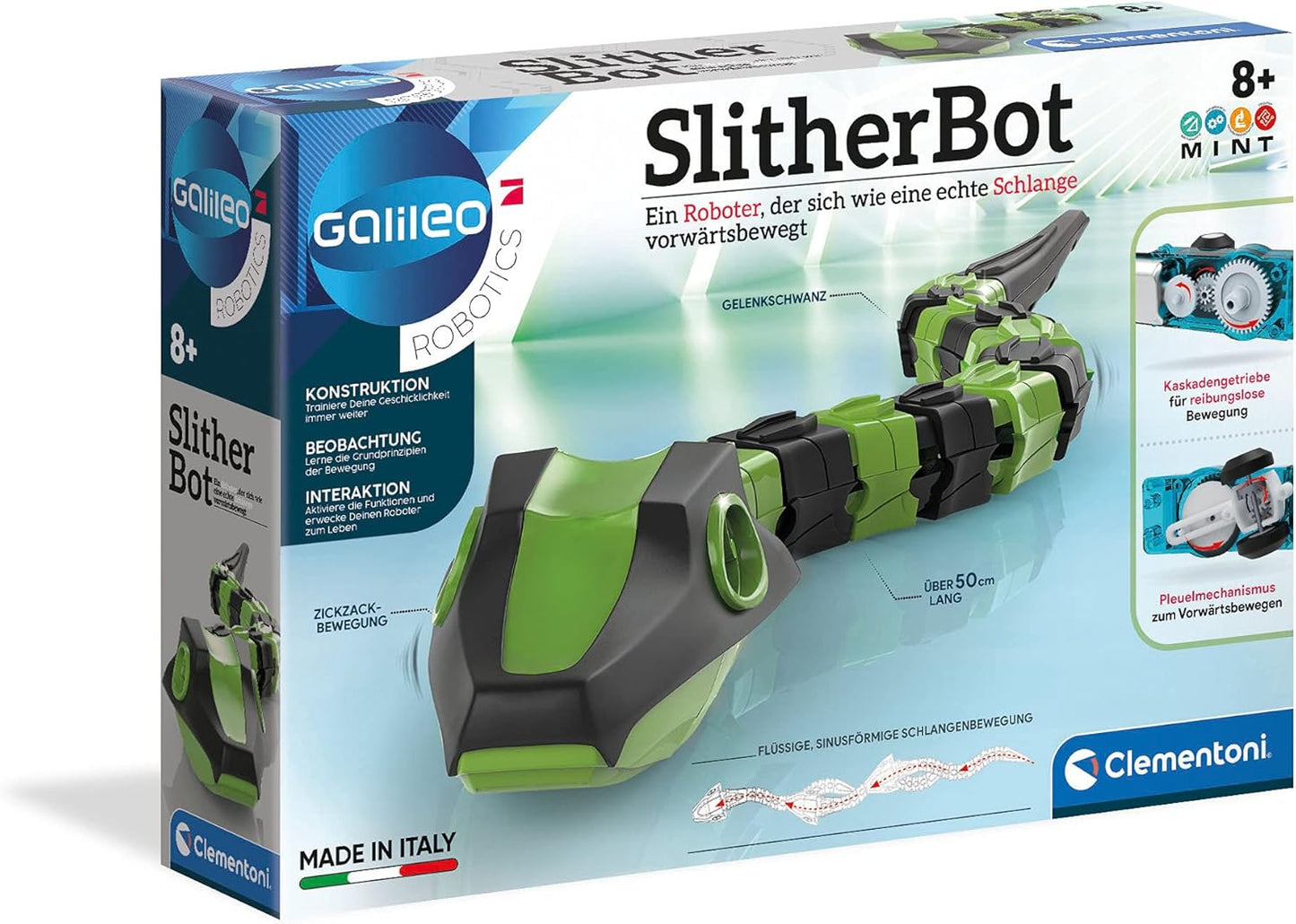 Clementoni Galileo SlitherBot-Robot, Ages 8+, Multicoloured
