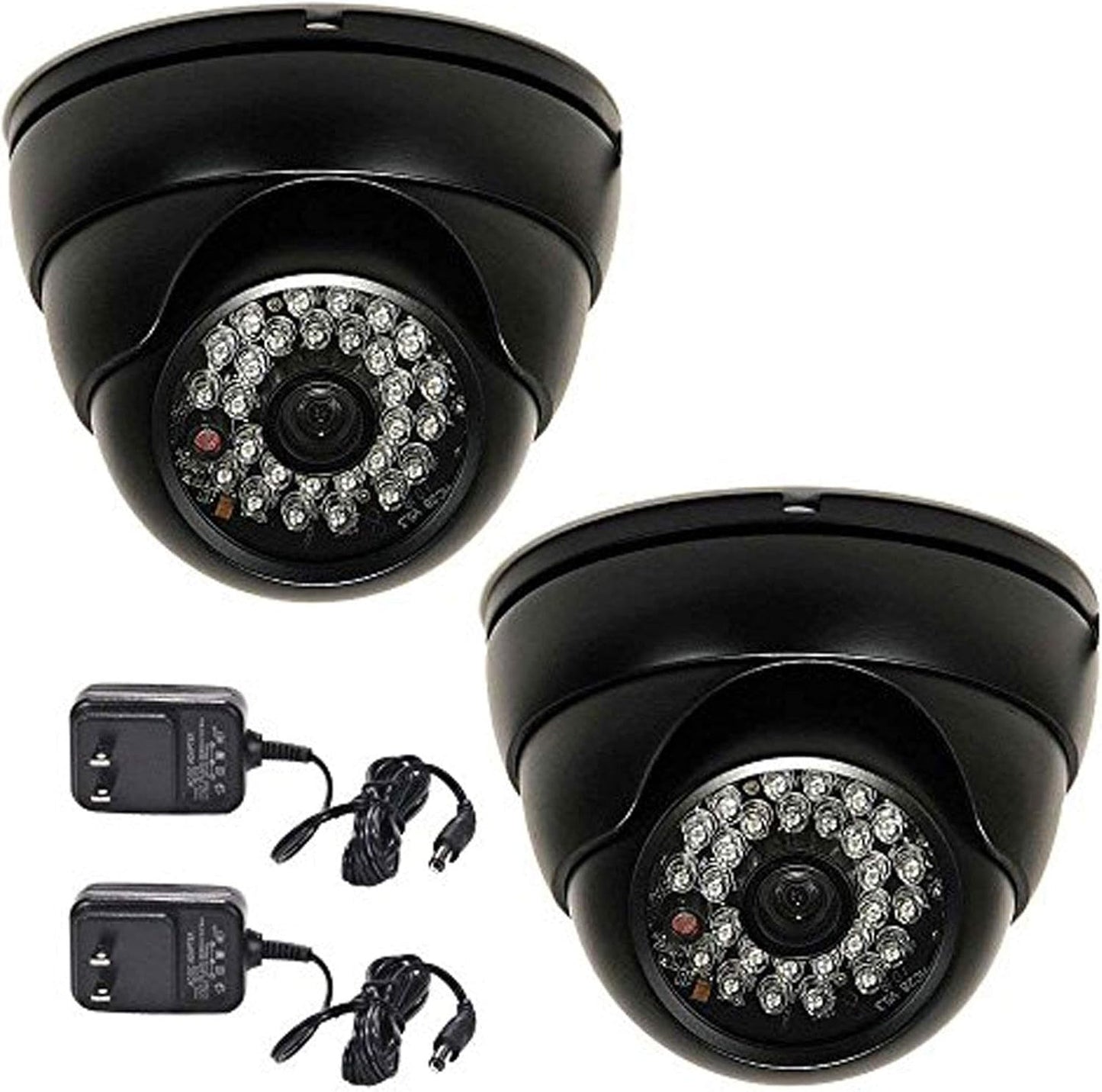 VideoSecu 2 Pack Dome Security Cameras with Night Vision