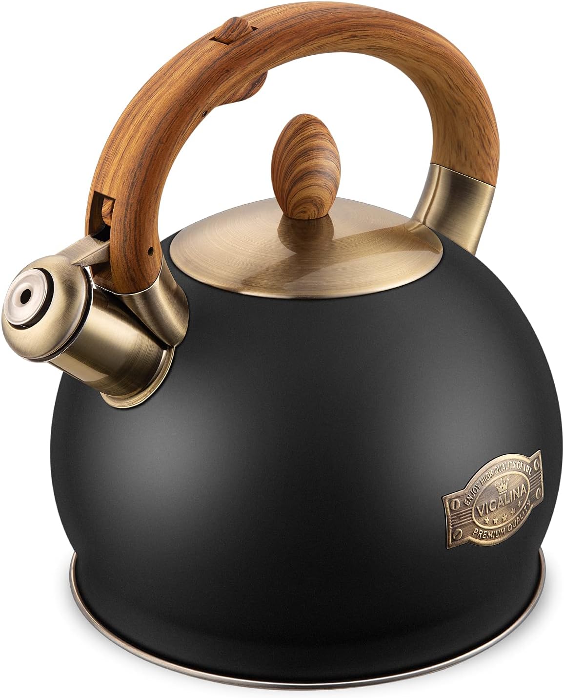 Stainless Steel Whistling Tea Kettle for Safe Daily Use
