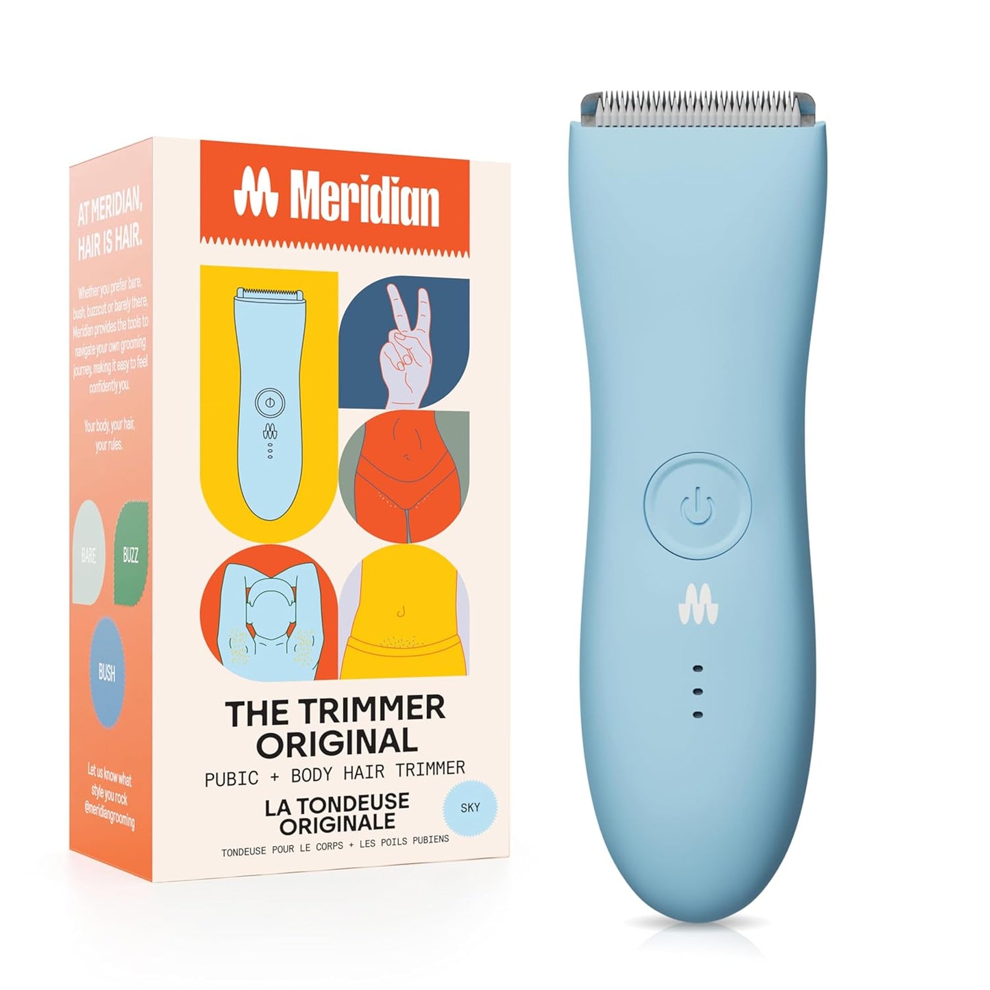 MERIDIAN The Trimmer Original - Ultimate Body Hair Trimmer
