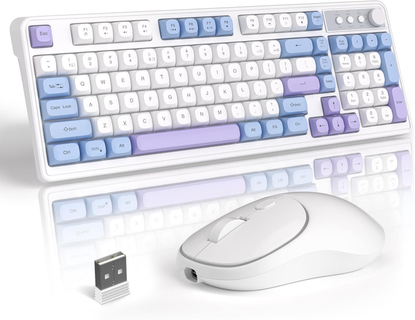 Wireless RGB Gaming Combo for Mac PC Gamers