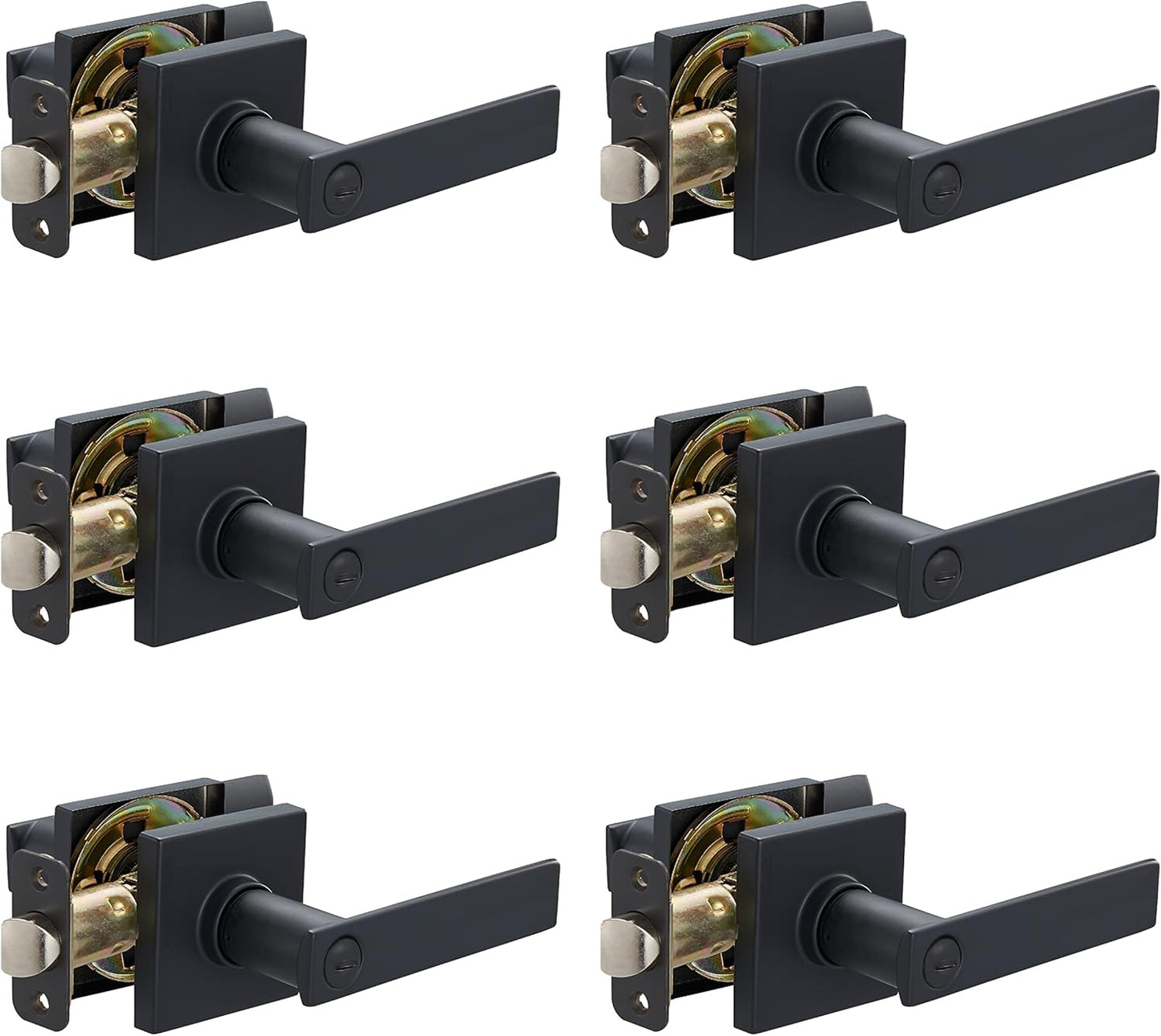 Contemporary Stamford Door Levers for Interior Privacy Needs