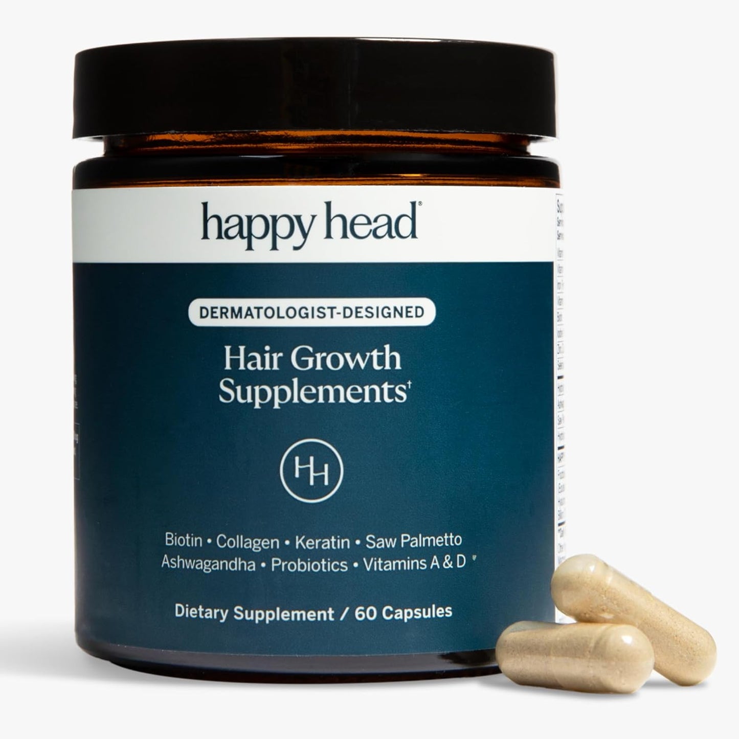 Happy Head Hair Growth Supplement for Thicker Fuller Hair