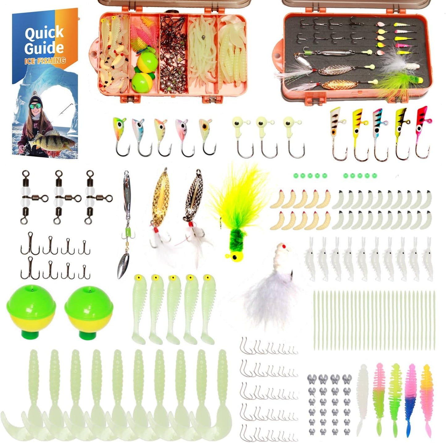 Ultimate 322-Piece Fishing Lures Kit - Complete Tackle Box - Perfect Gift for Men