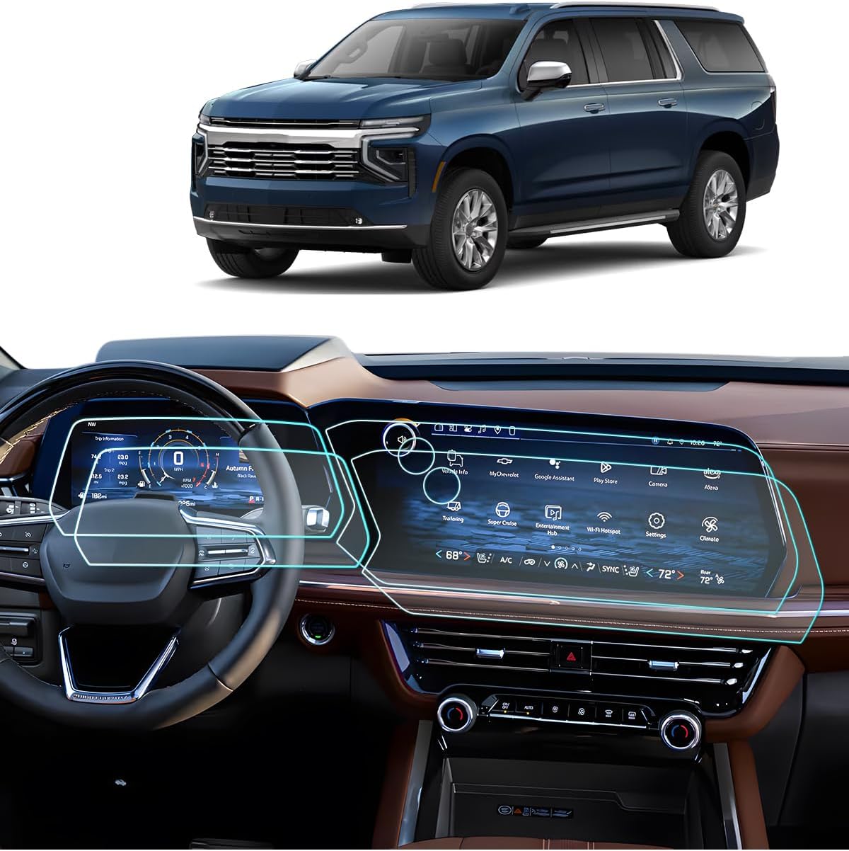 2025 2026 Tahoe Suburban Screen Protector for Ultimate Protection