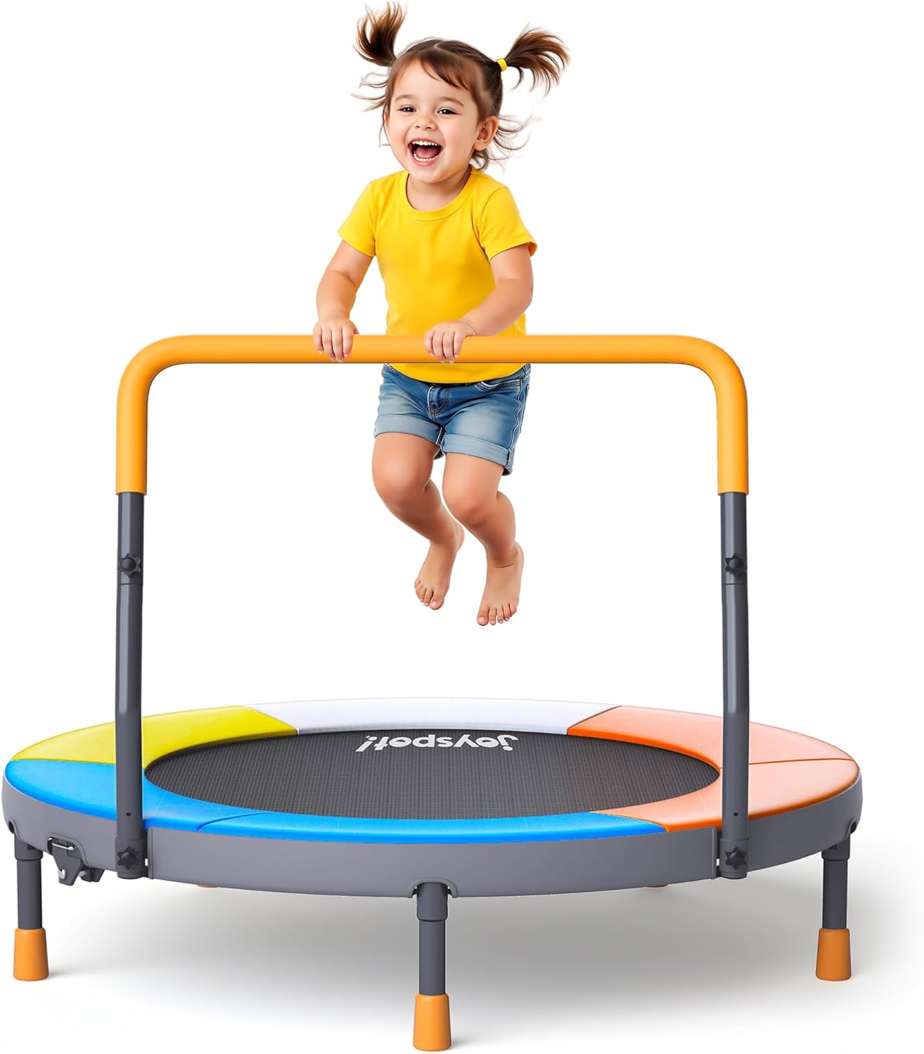 Premium 3FT Foldable Toddler Trampoline for Kids Ages 1-6