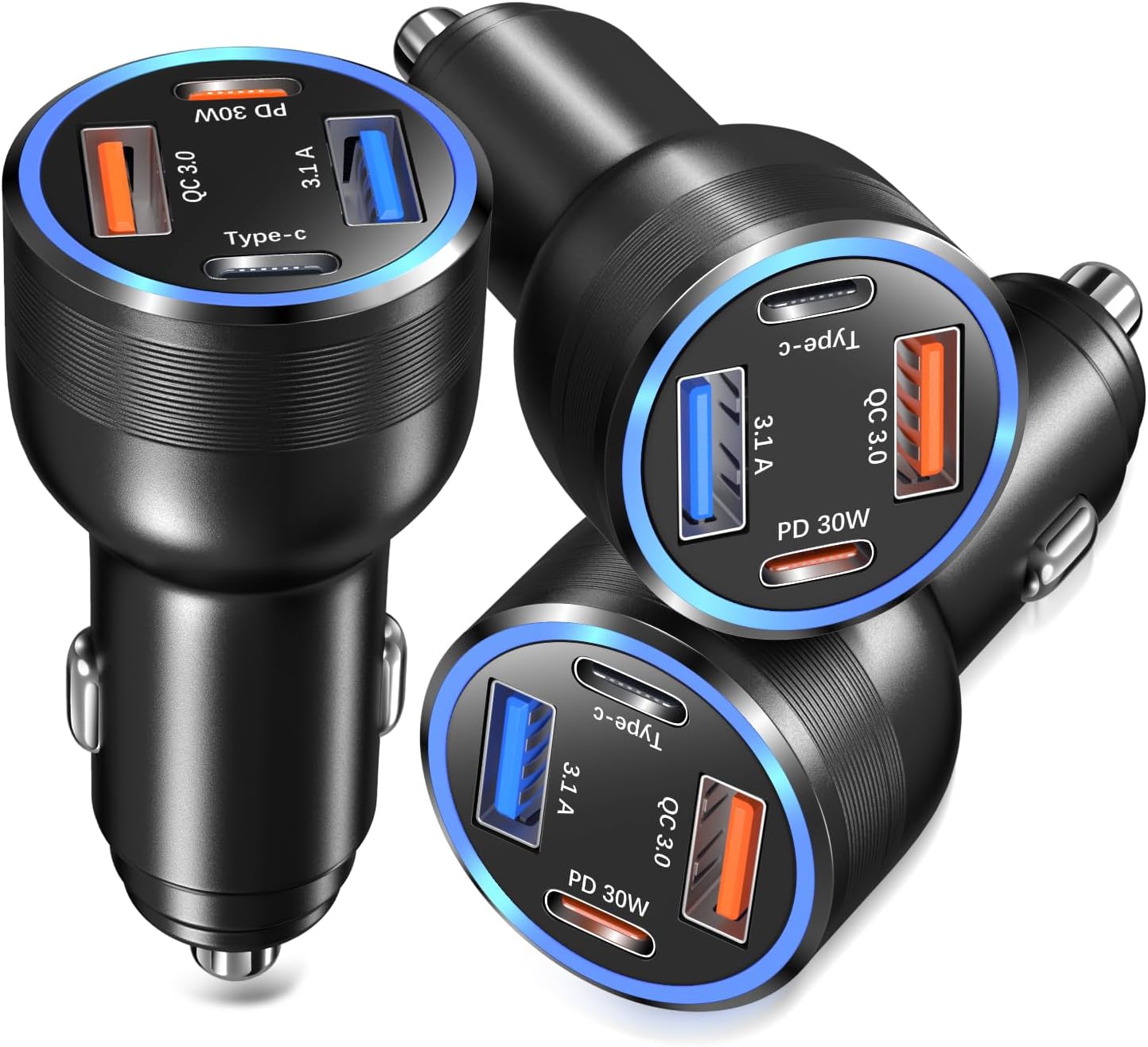 Bangfun 65W Fast Car Charger Trio