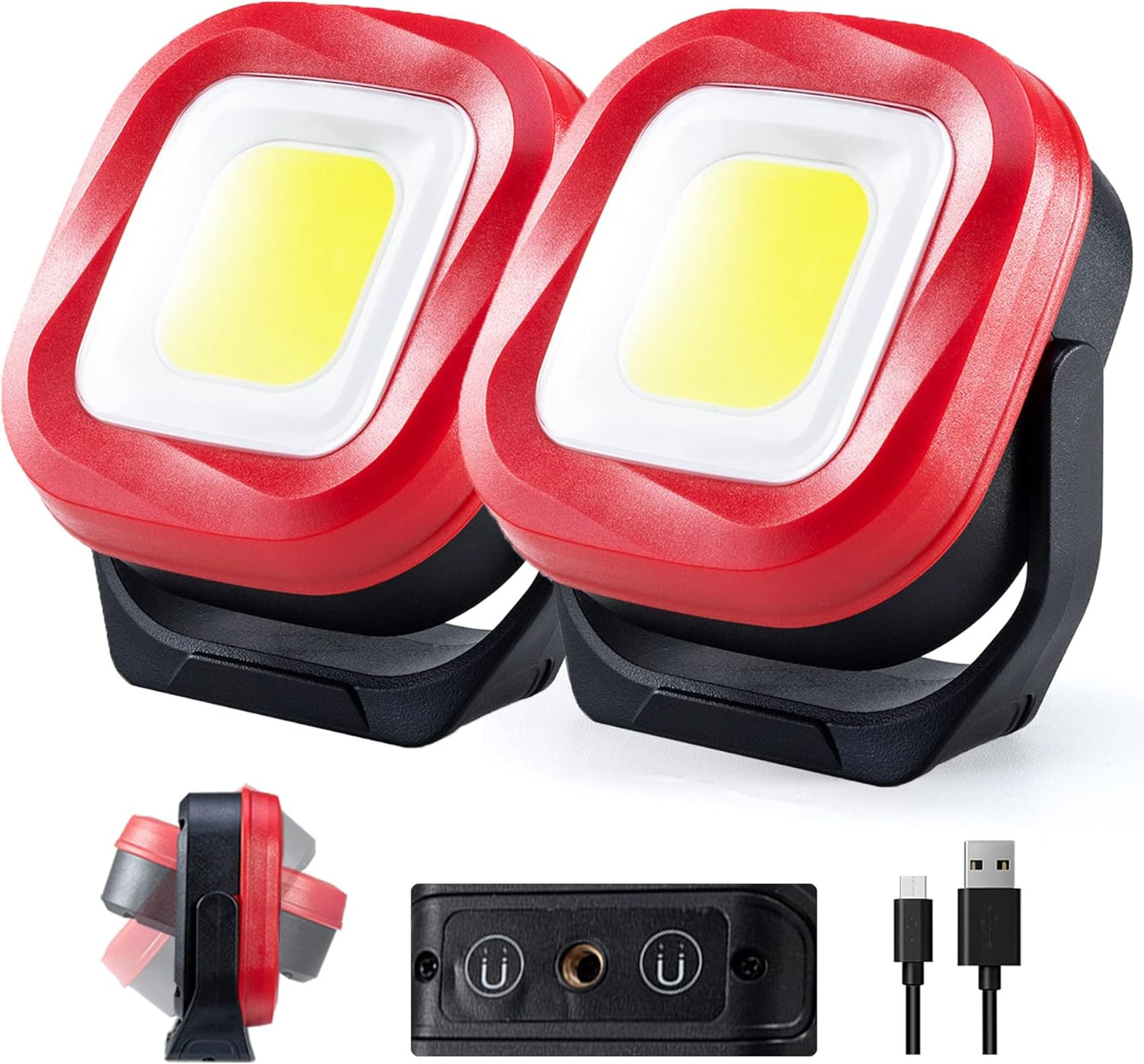 ORHOMELIFE Magnetic Work Light: 1000 Lumens Portable Flashlight