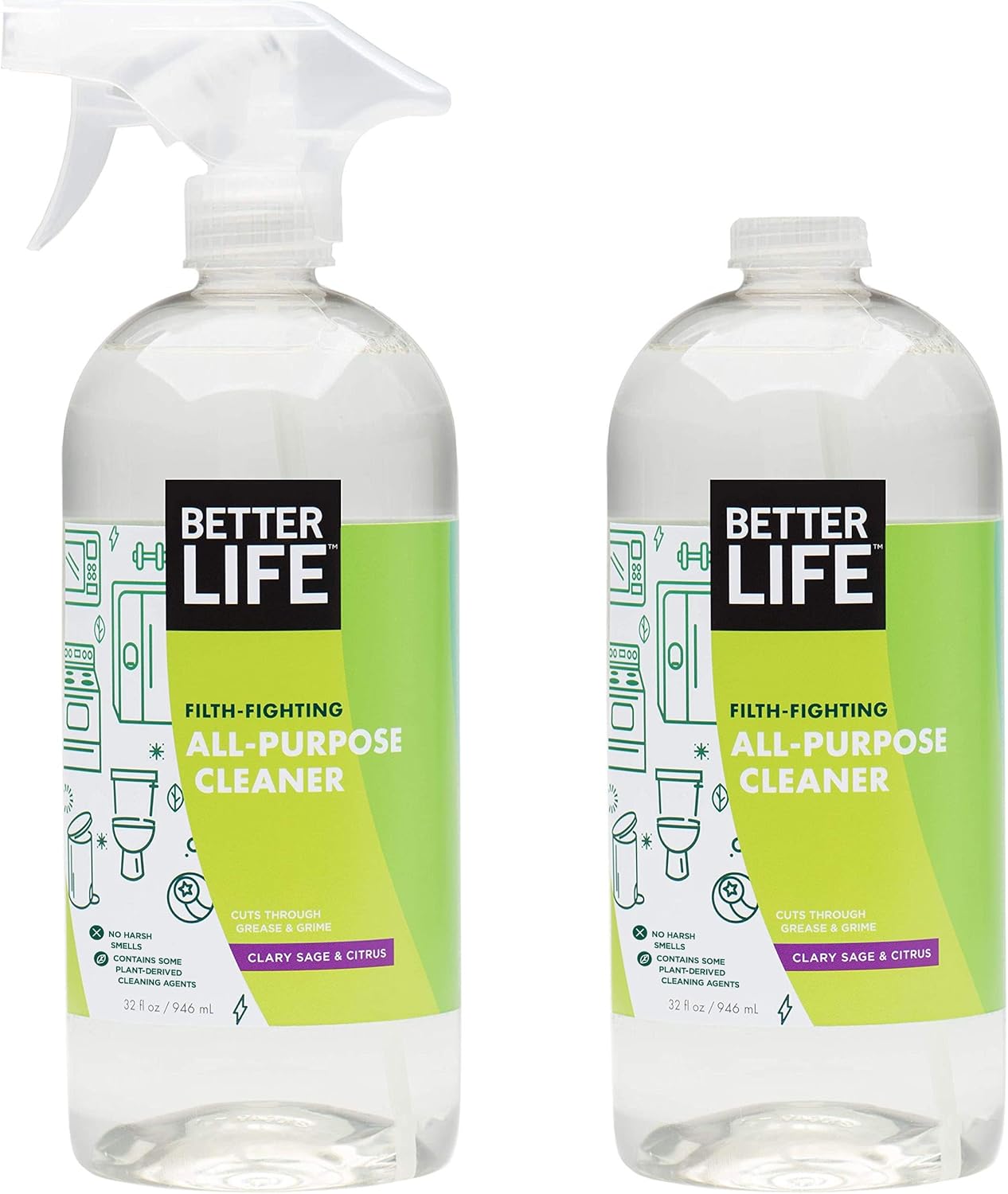 Multi-surface Cleaning Spray Set - Sparkling Home & Kitchen