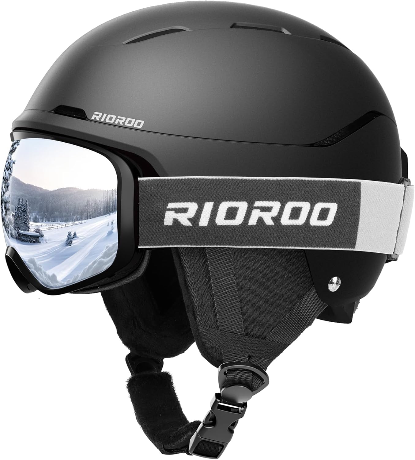 RIOROO Ski Helmet & Goggles Set - Ultimate Protection!