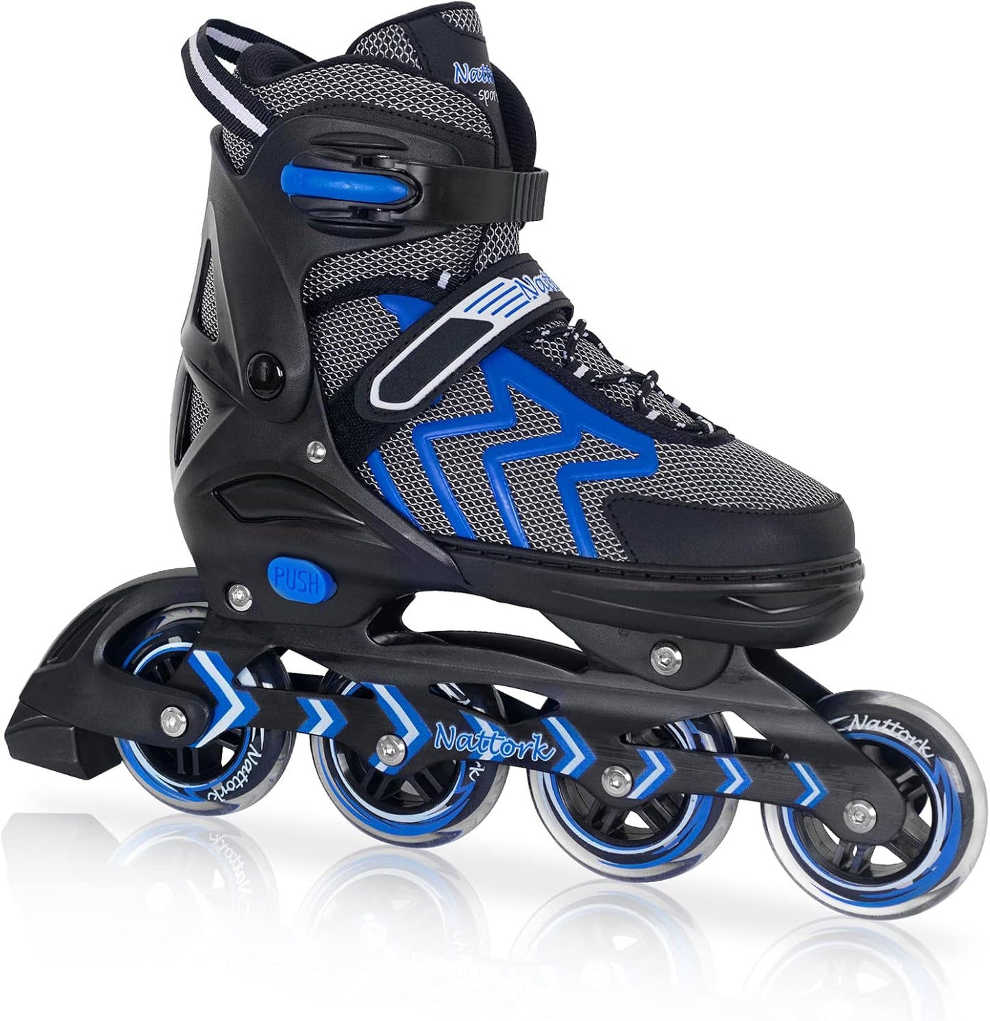Nattork Adjustable Inline Skates for Adults and Teens