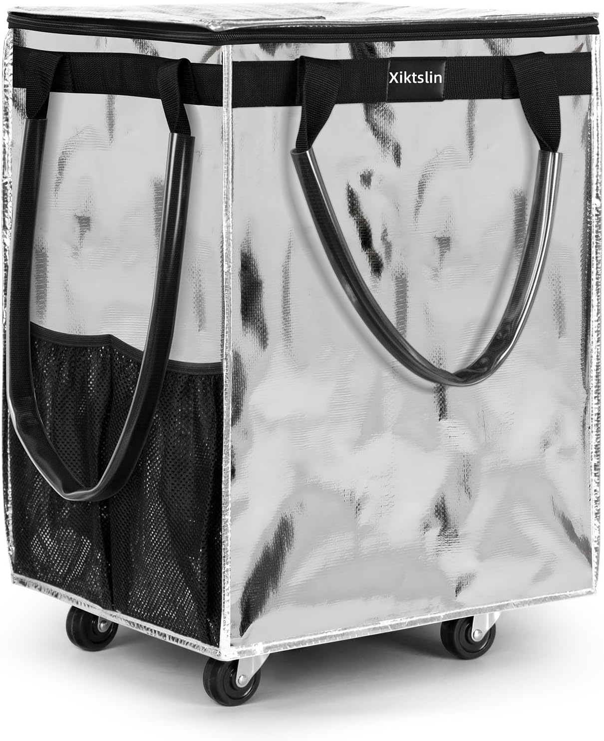 Durable Reusable Grocery Bag on Wheels for Easy Transport