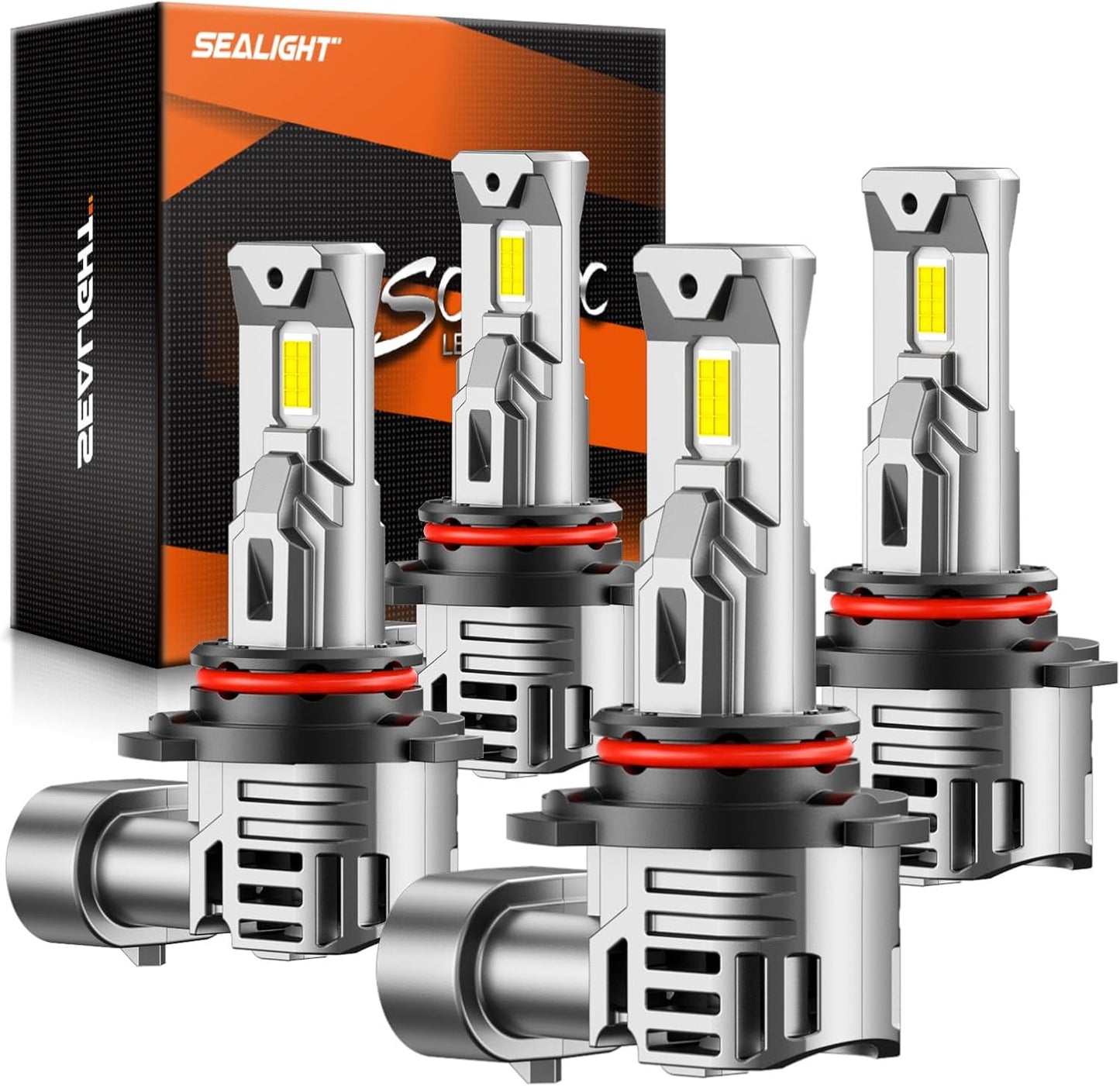SEALIGHT 9005/HB3 9006/HB4 Bulbs Combo for Ultra Bright Fog Lights