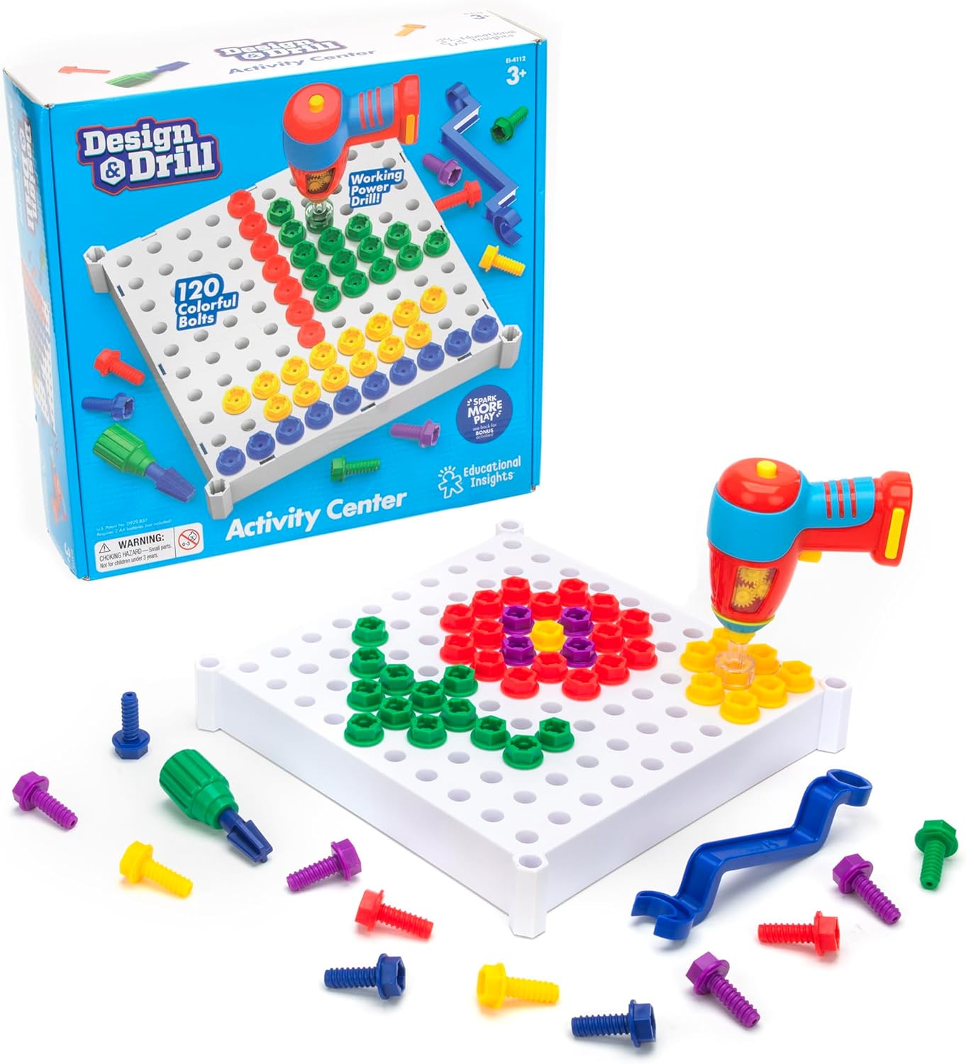 Educational Insights Design & Drill Activity Center for Kids