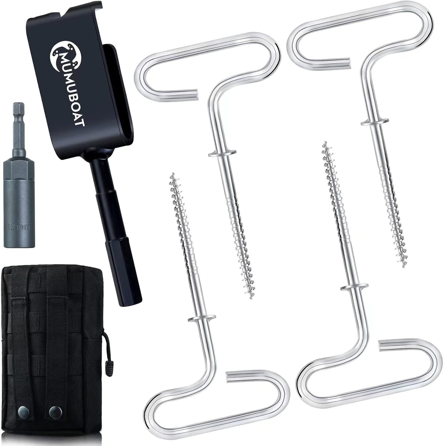Ice Anchor Drill Adapter Kit - Secure Ice Shelters