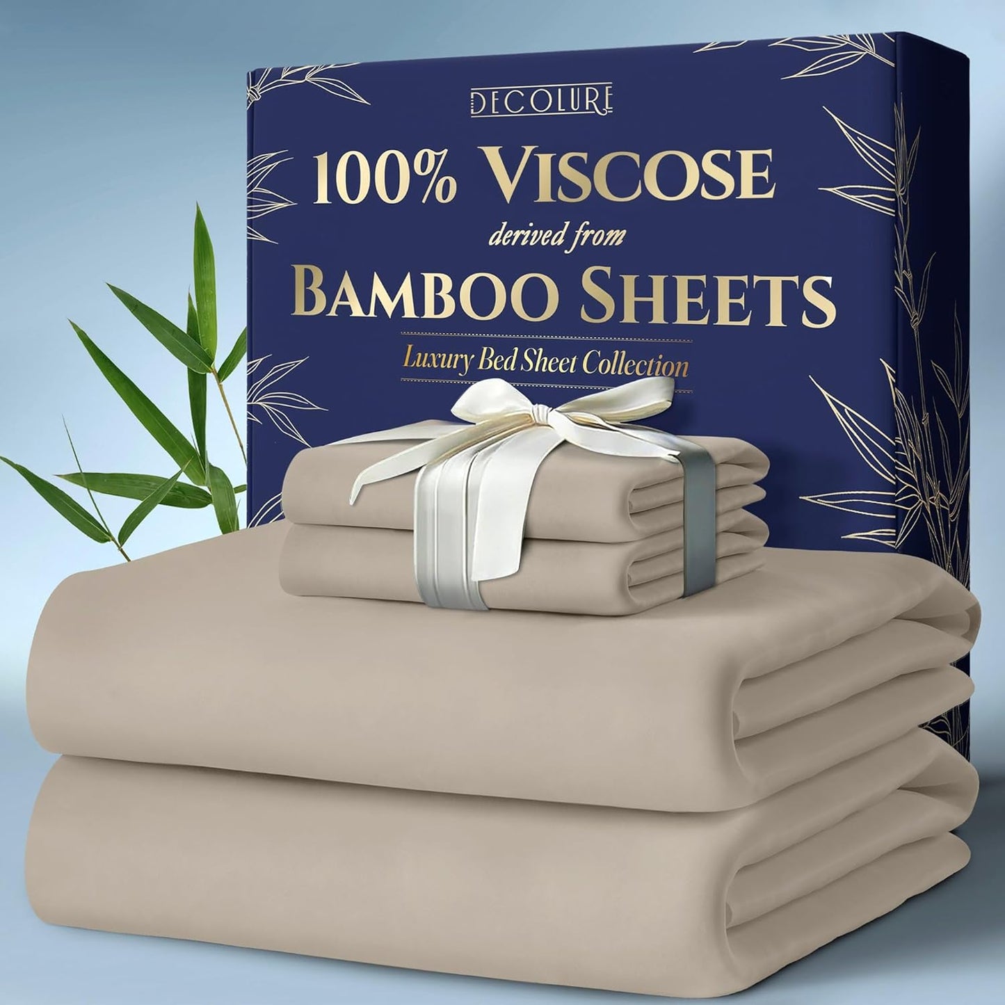 Viscose Derived from Bamboo Sheets for California King Size Beds
