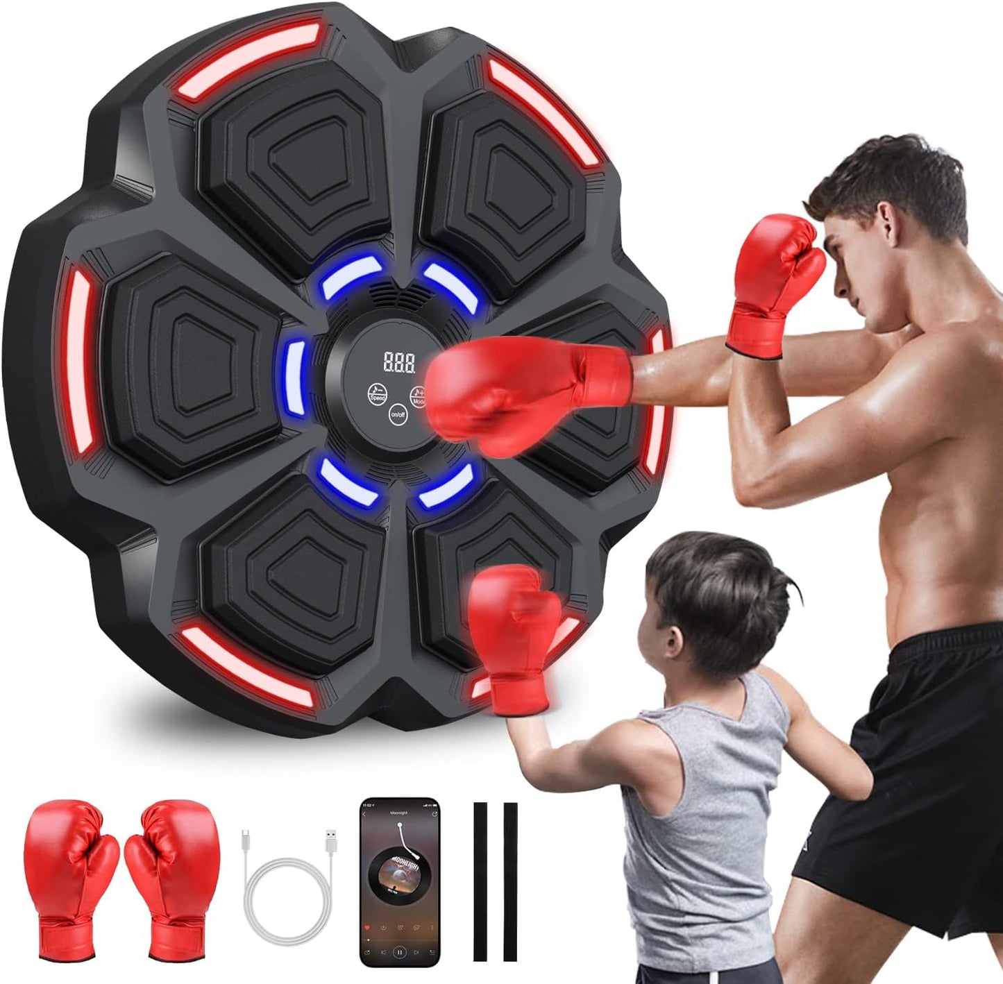 Smart Boxing Trainer Set - Music Target Punching