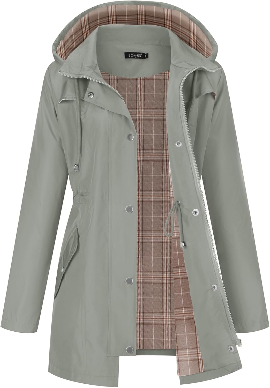 LOMON Women Waterproof Outdoor Hiking Raincoat for All Seasons