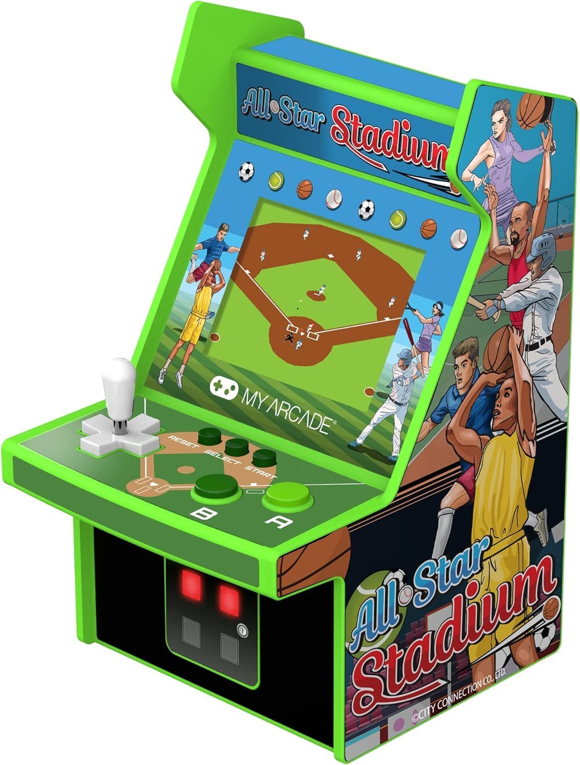 My Arcade All Star Stadium Micro Player - Portable Mini Arcade