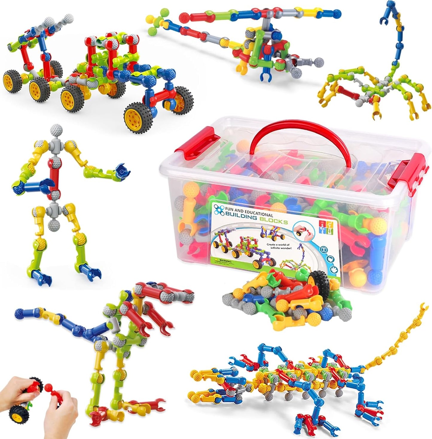 Creative STEM Building Toys for Ages 4-8 - Educational Fun!