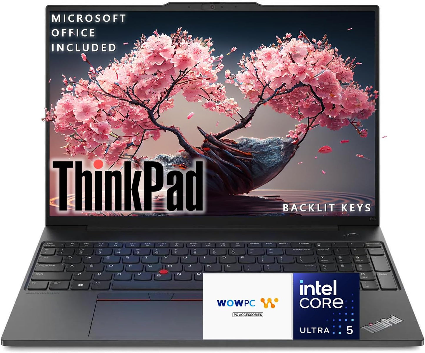 Lenovo ThinkPad E16 16in AI Business Laptop with Microsoft Office