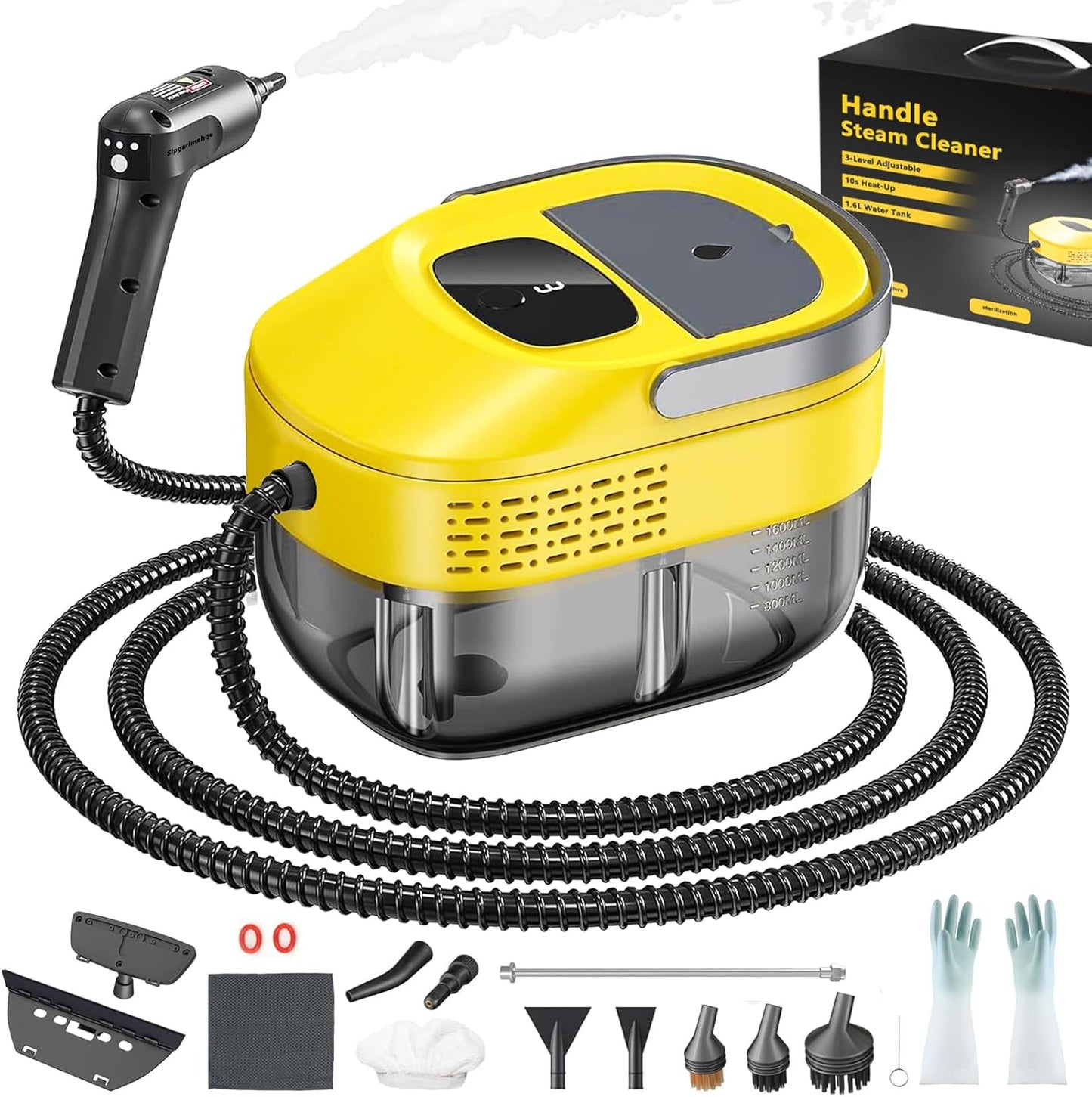 3 Level Adjustable Handheld Steam Cleaner for Home Use