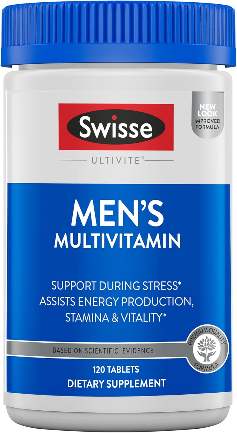 Swisse Ultivite Mens Daily Multivitamins for Energy & Immunity