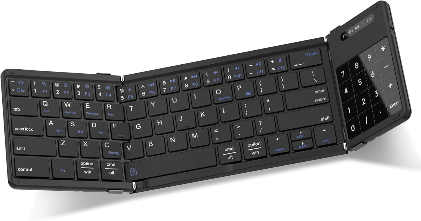 Wireless Foldable Keyboard for Ultimate Portability