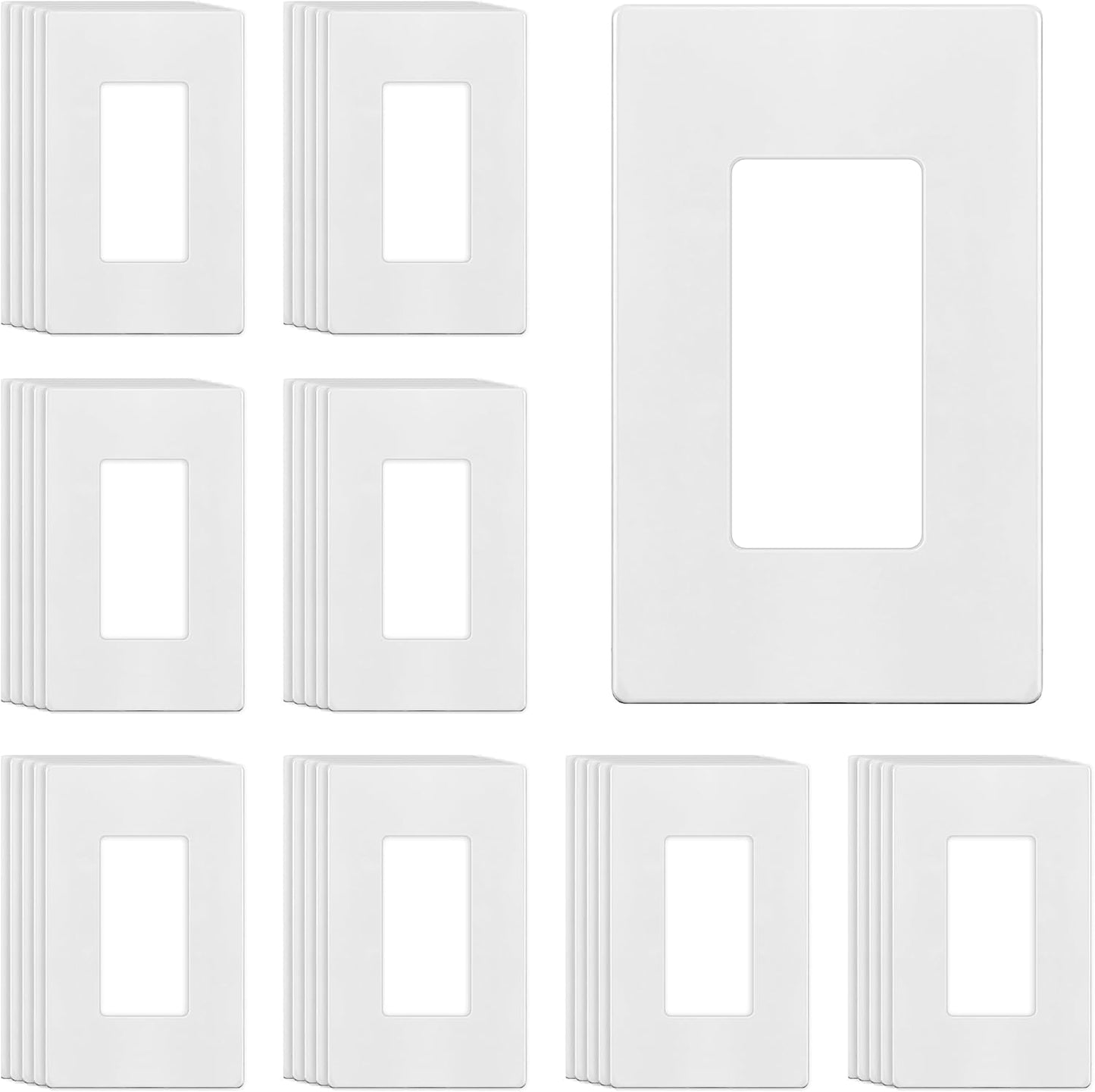 TG Screwless Decorator Wall Plates for Child Safety and Durability