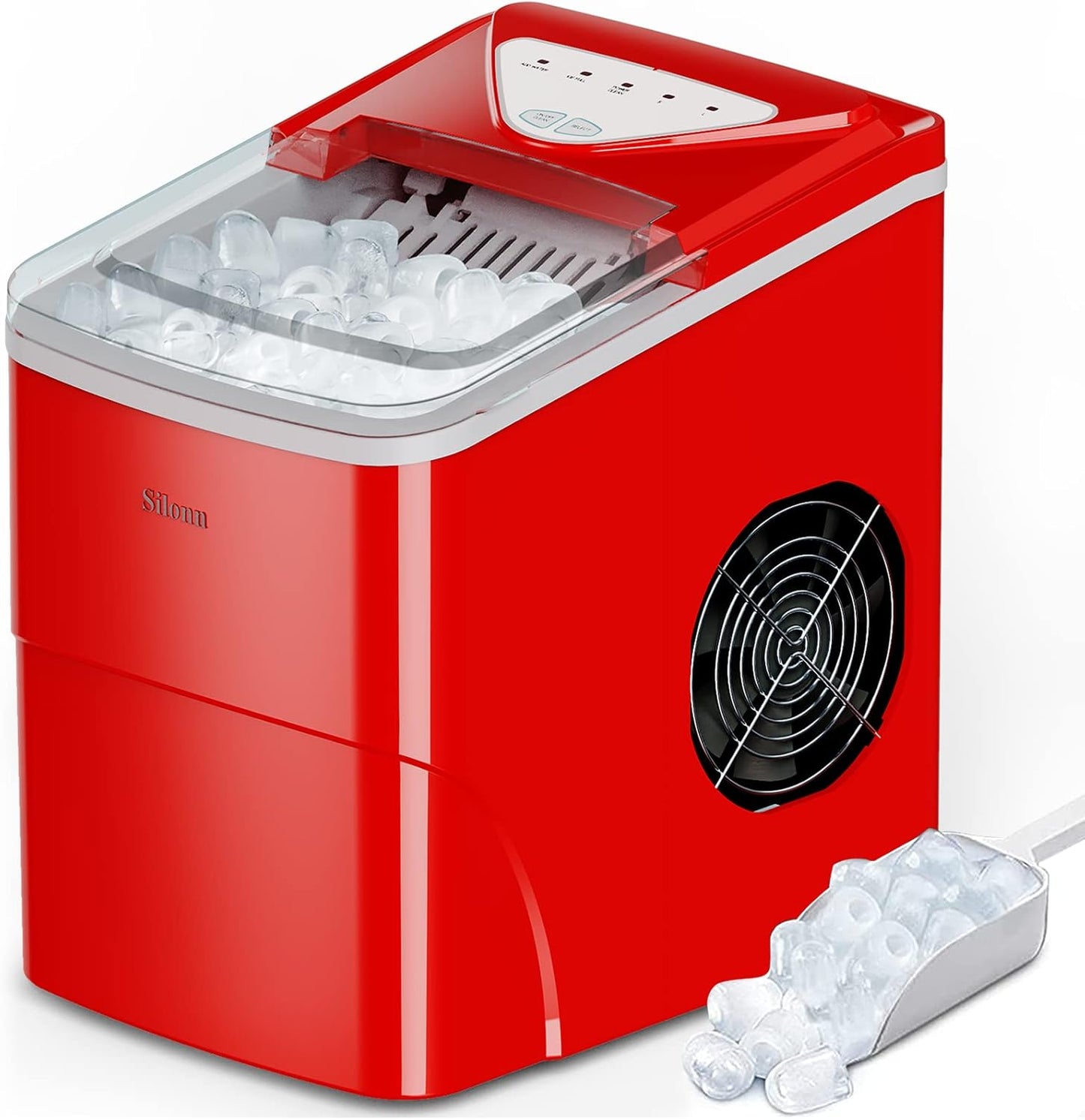 Silonn Ice Makers Countertop: Fast Ice Production for Home Use