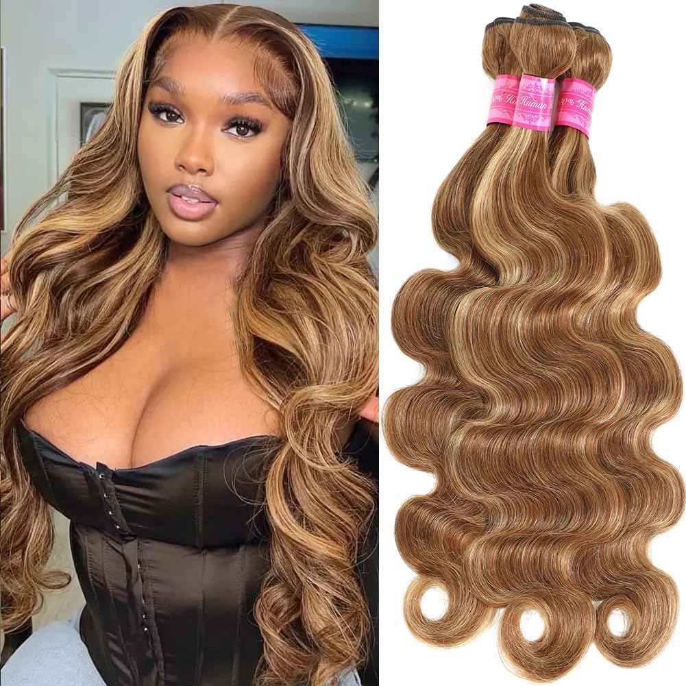 Brown Highlight Body Wave Bundles for Stunning Hair Transformations