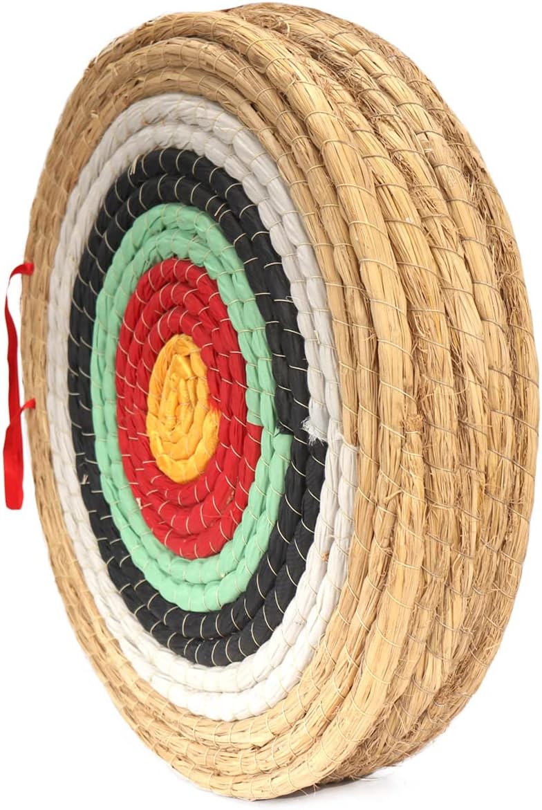 Archery Target - 20 Inch Straw Target for Recurve and Compound Bows