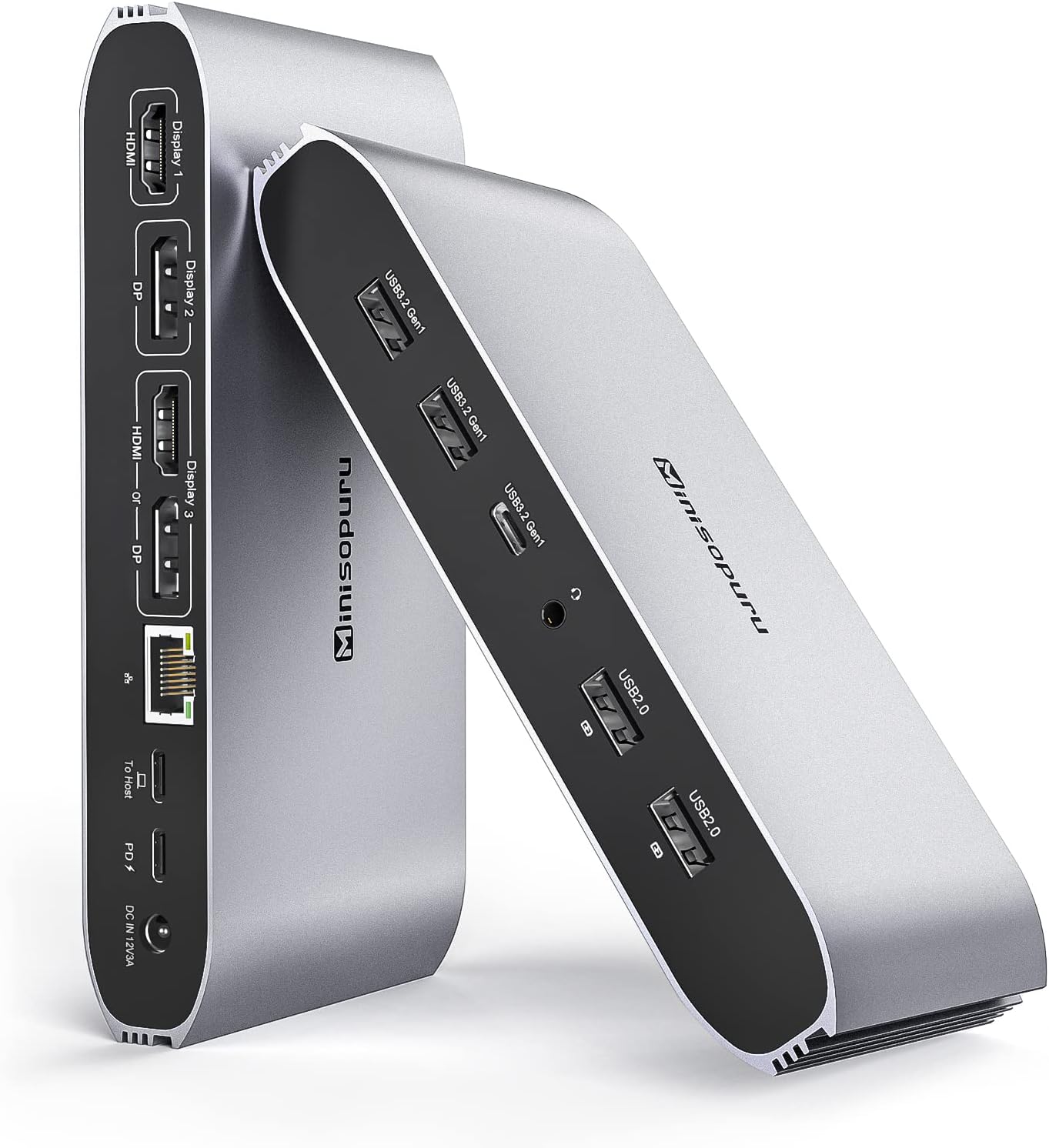Minisopuru Displaylink Triple Display Docking Station for MacBook