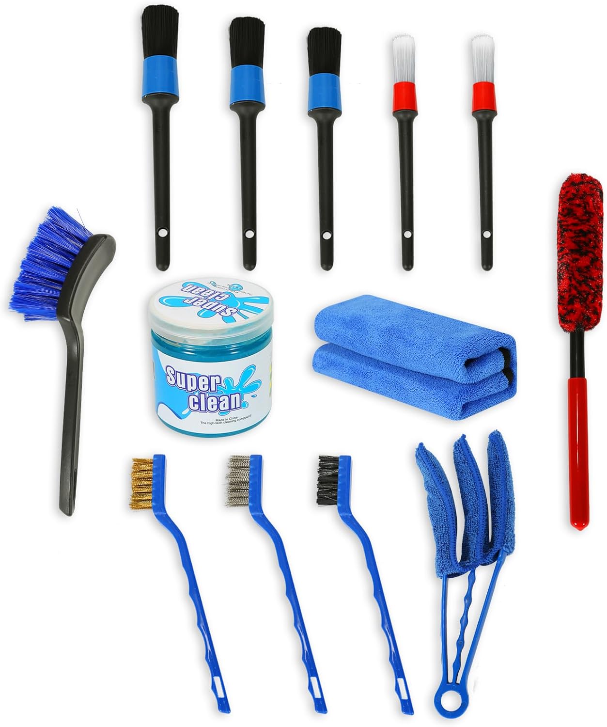 13pcs Car Detailing Kit by RAYBAO - Ultimate Clean & Shine!