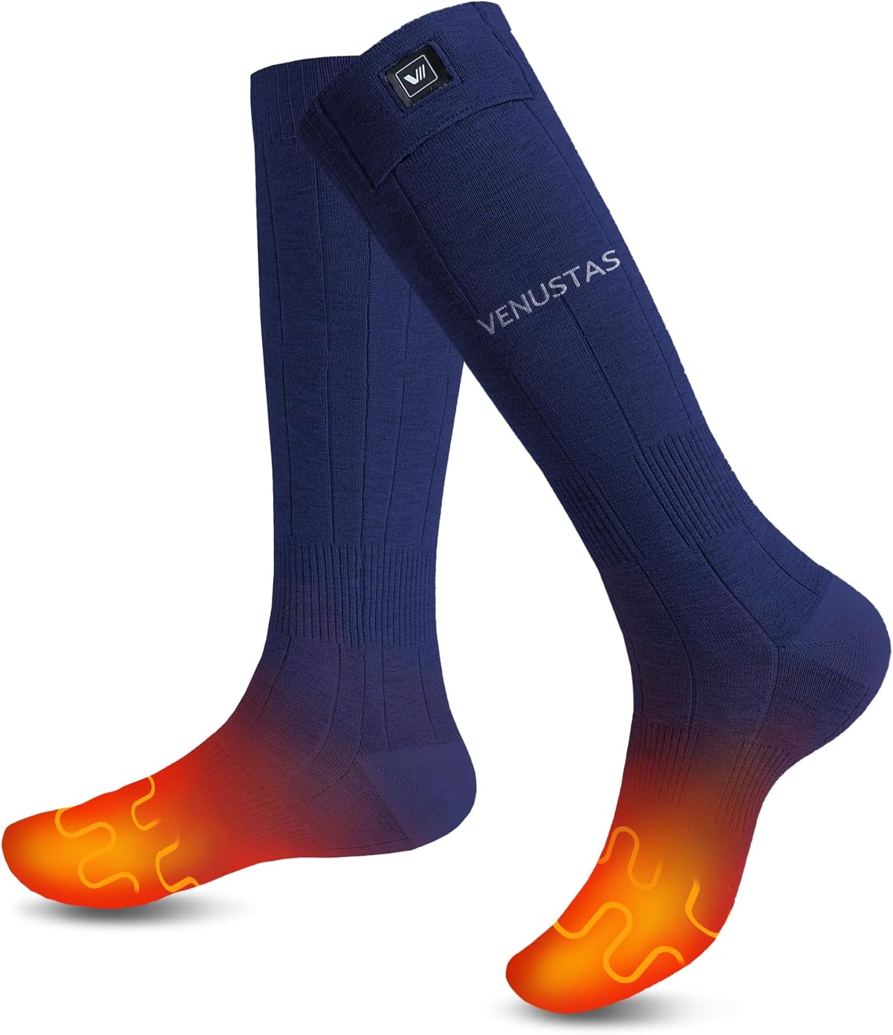 Venustas Heated Socks for Men Women with 3D Heating Coverage