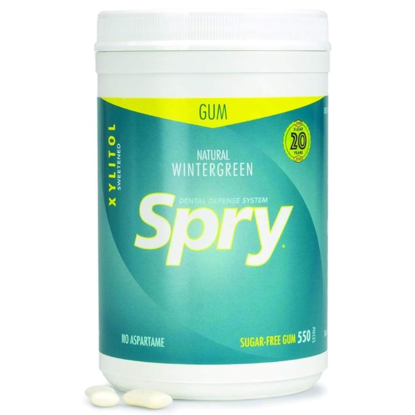 Spry Fresh Natural Xylitol Chewing Gum for Dental Defense