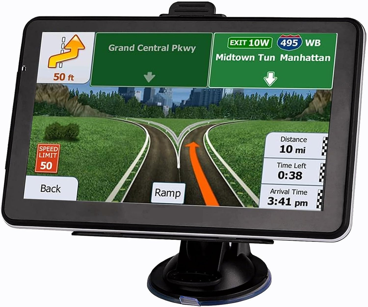 GPS Navigator for Car Truck RV with 7 inch Touch Screen