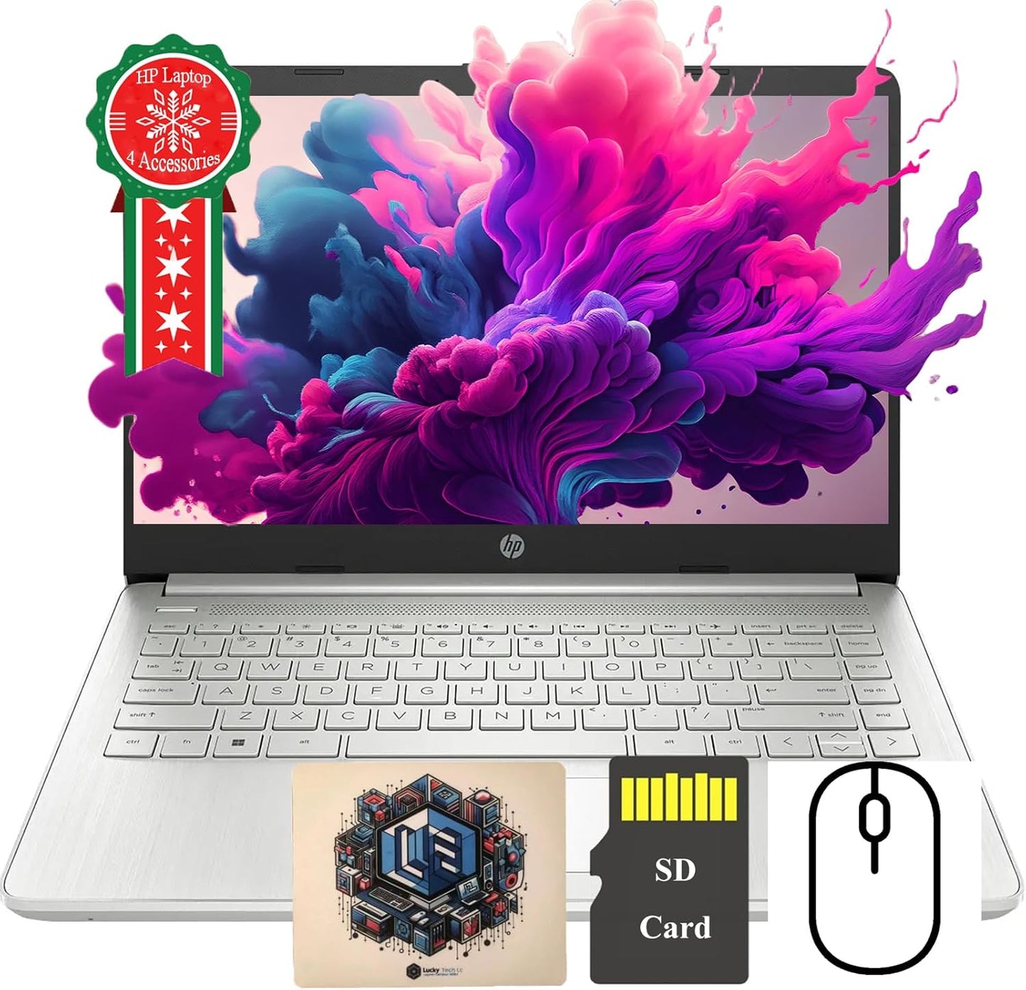 HP Portable Student Business Laptop with Free Bundles and Win 11 Pro