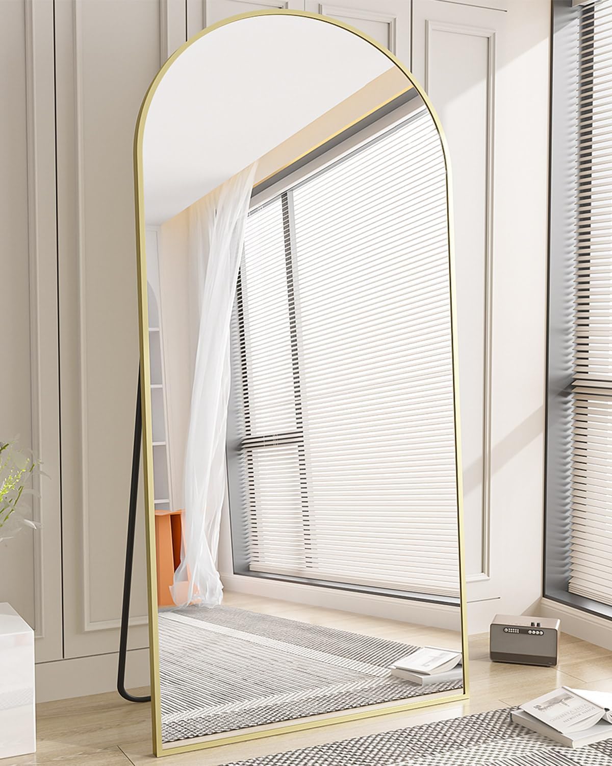 Koonmi 35x78 Arched Full Length Mirror for Stylish Spaces