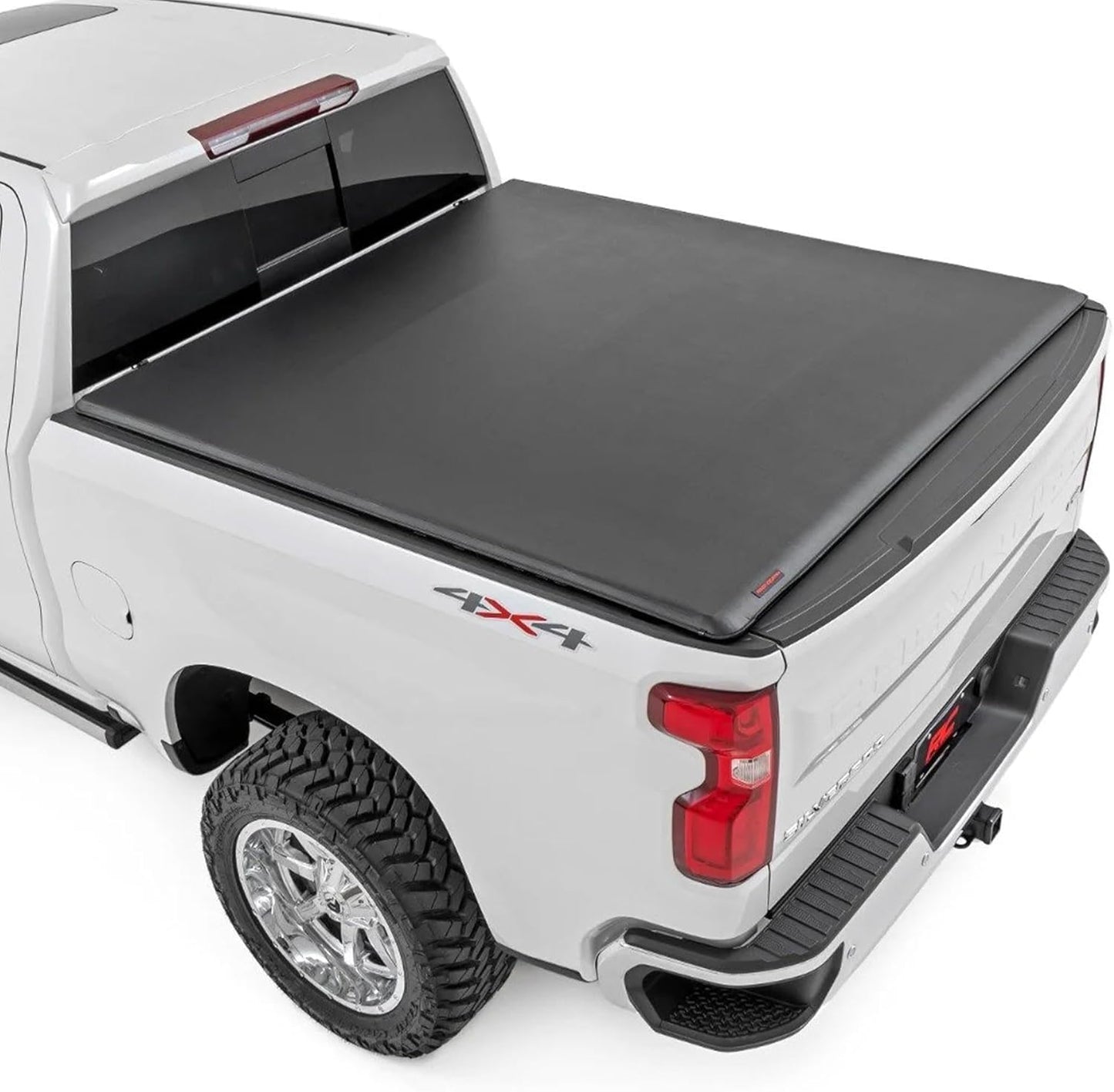 Rough Country Soft Roll-Up Truck Bed Cover for Chevy Silverado