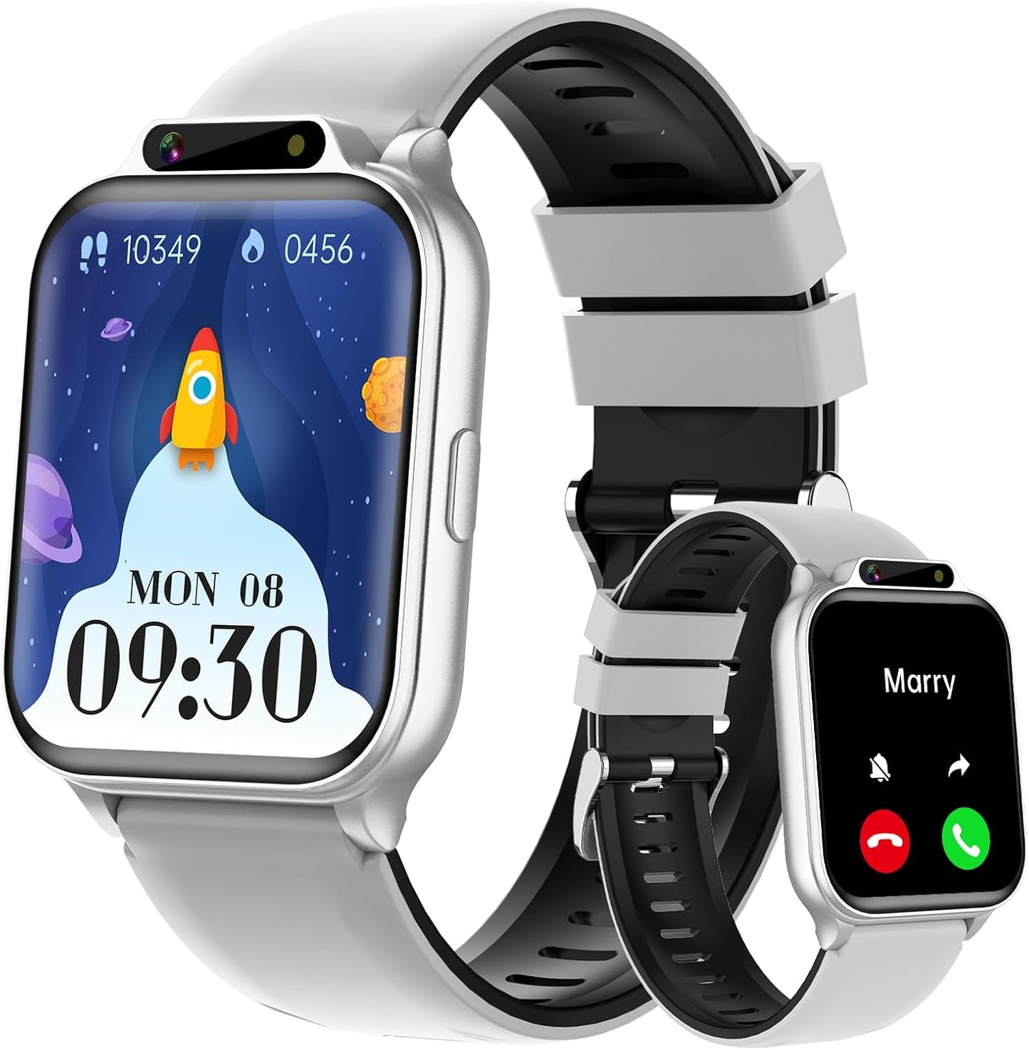 Monowul Smartwatch: Heart Rate, Sleep Monitor, Waterproof, Camera, Music, Games - Ideal Kids Gift