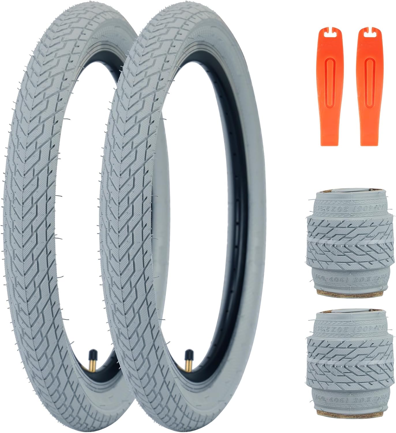 MEGHNA 20 inch Mountain Bike Tire - Durable Foldable Design